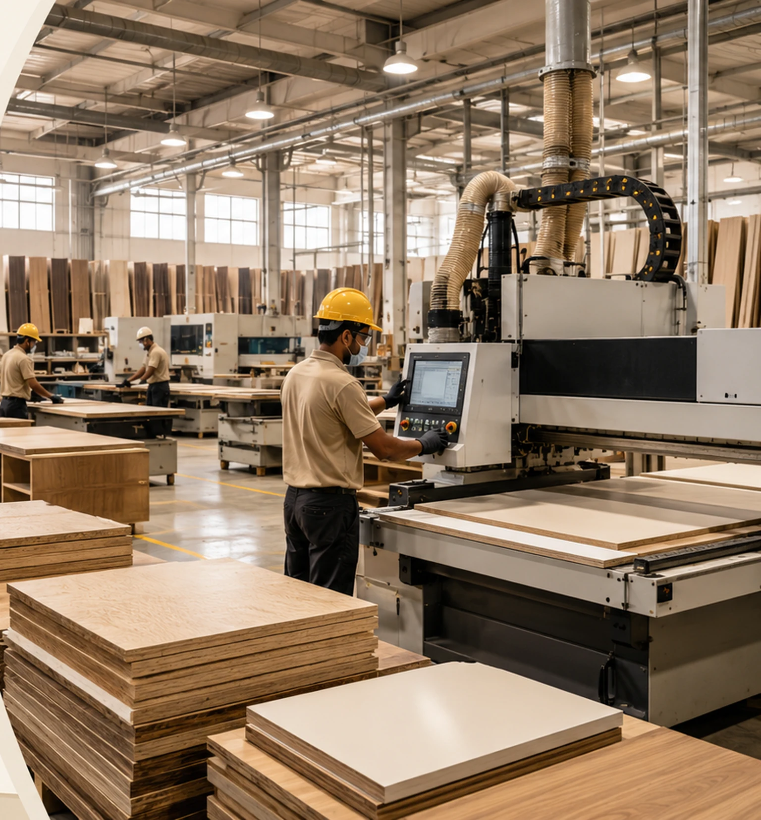Furniture manufacturing factory